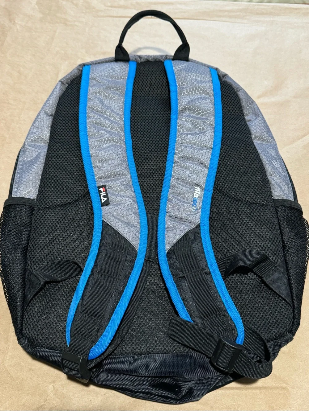 Fila Black and Blue Men's Sport Backpack Fila Tech laptop backpack unisex